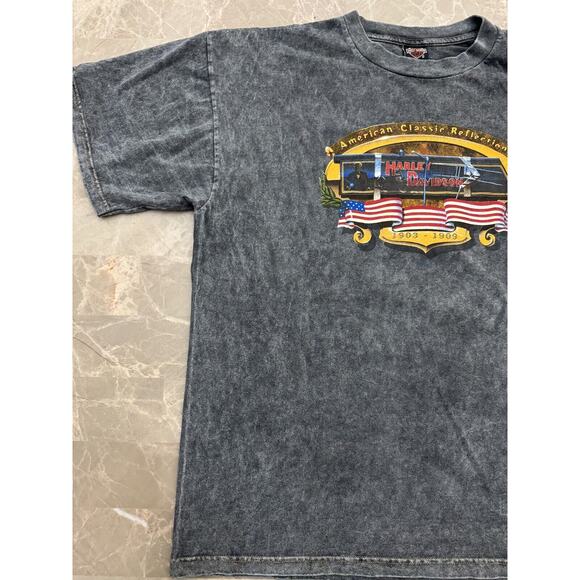 Harley Davidson BENJY'S Huntington WV Motorcycle Vintage Shirt Size XL Eagle - Picture 2 of 12